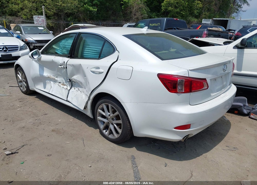 2012 LEXUS IS250 VIN: JTHCF5C24C5059032