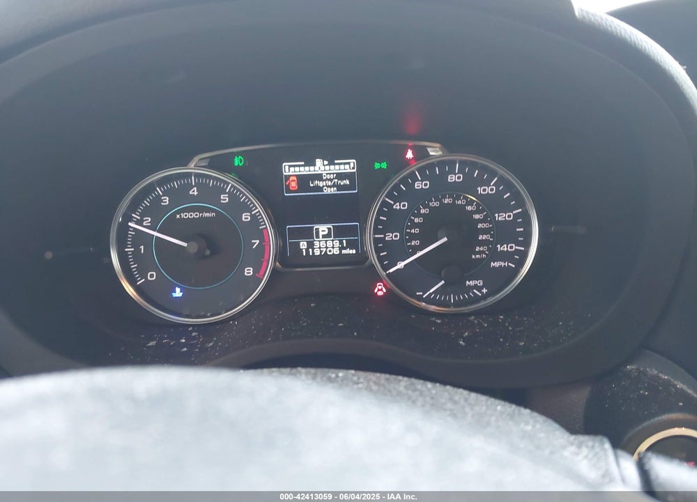 2015 SUBARU IMPREZA VIN: JF1GJAN66FH015567