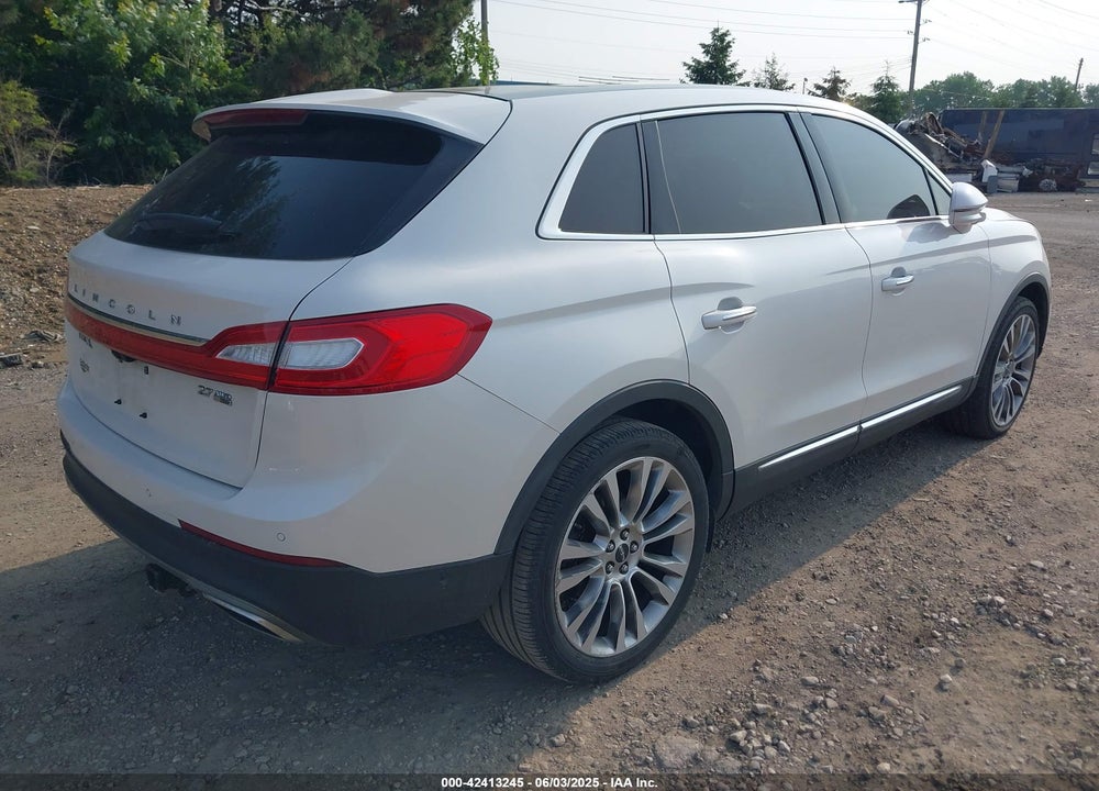 2016 LINCOLN MKX VIN: 2LMTJ8LP3GBL80980