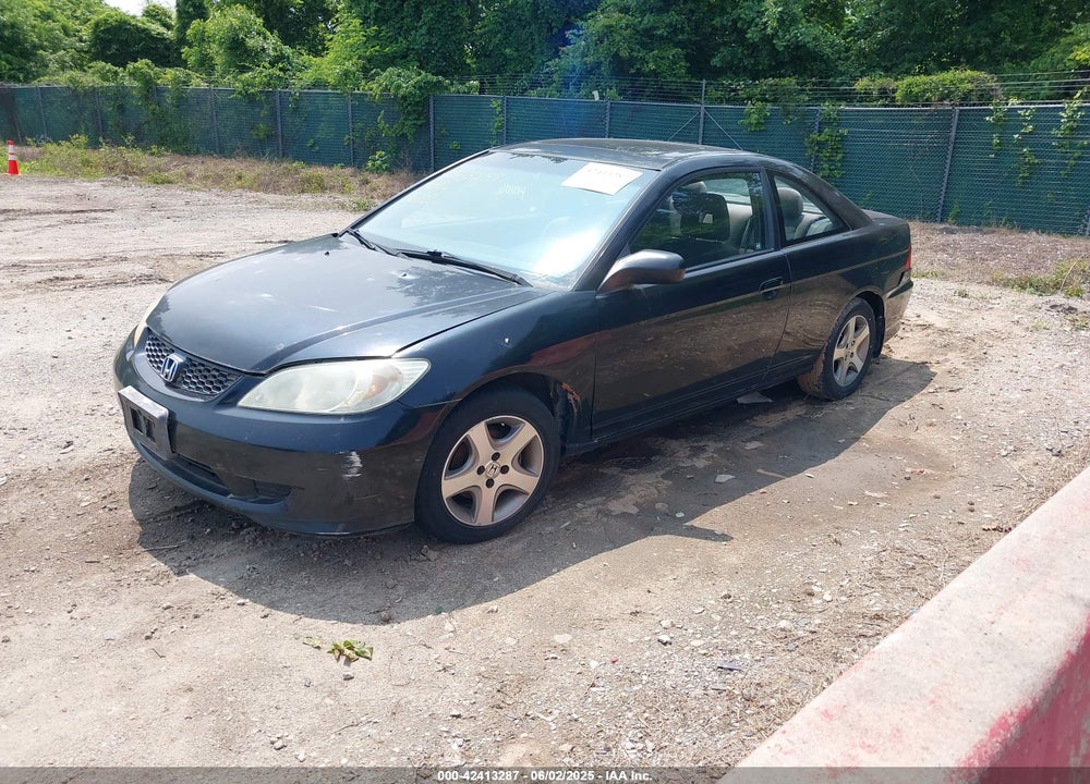 2004 HONDA CIVIC EX VIN: 1HGEM22954L004004