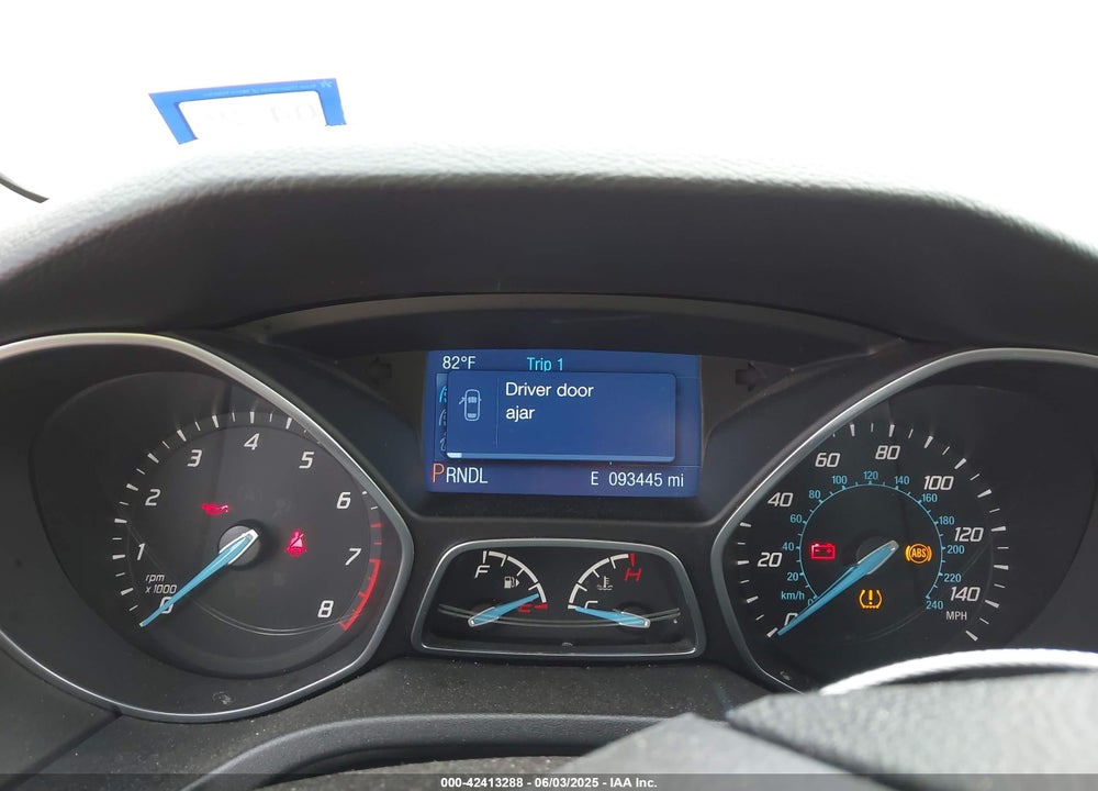2014 FORD FOCUS VIN: 1FADP3K2XEL403363