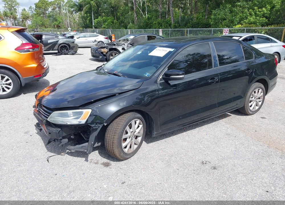 2012 VOLKSWAGEN JETTA 2.5L SE VIN: 3VWDP7AJ4CM392797