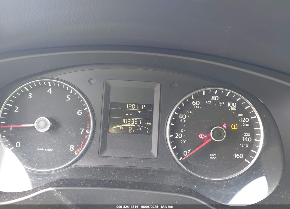 2012 VOLKSWAGEN JETTA 2.5L SE VIN: 3VWDP7AJ4CM392797