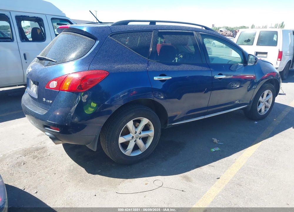 2009 NISSAN MURANO S VIN: JN8AZ18W29W108580
