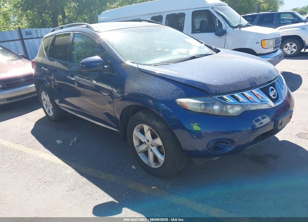 2009 NISSAN MURANO S VIN: JN8AZ18W29W108580
