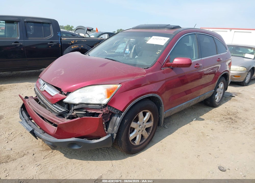 2008 HONDA CR-V EXL VIN: 5J6RE387X8L007327