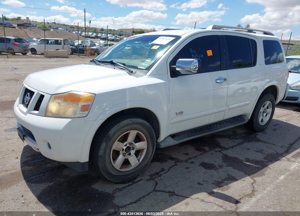 2008 NISSAN ARMADA VIN: 5N1AA08CX8N609932