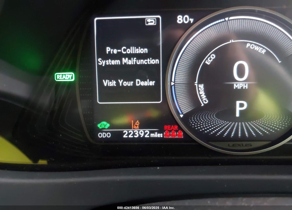 2023 LEXUS UX 250H VIN: JTHX6JBH7P2141313