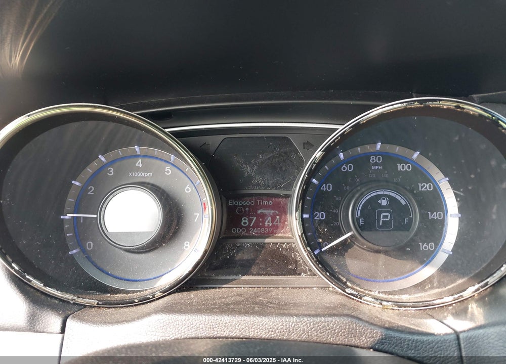 2013 HYUNDAI SONATA VIN: 5NPEB4AC9DH586013