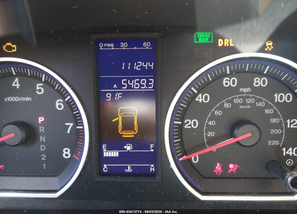 2011 HONDA CR-V EX-L VIN: 5J6RE3H76BL041918