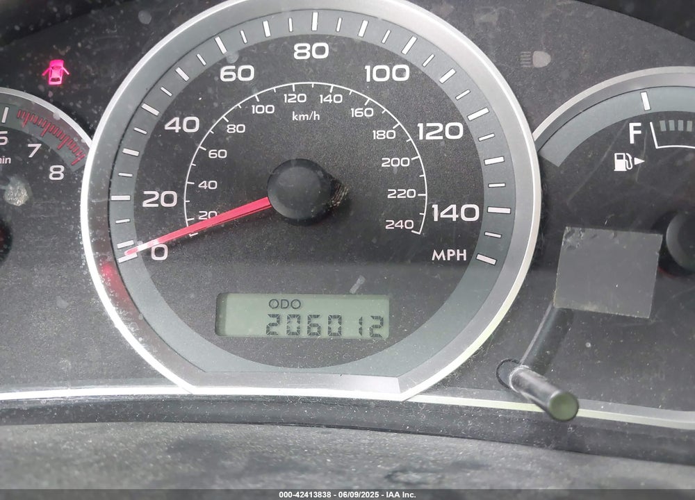2009 SUBARU IMPREZA OUTBACK SPORT VIN: JF1GH63689H825394