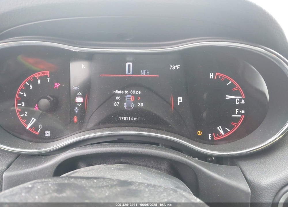 2017 DODGE DURANGO VIN: 1C4SDJCT4HC748513