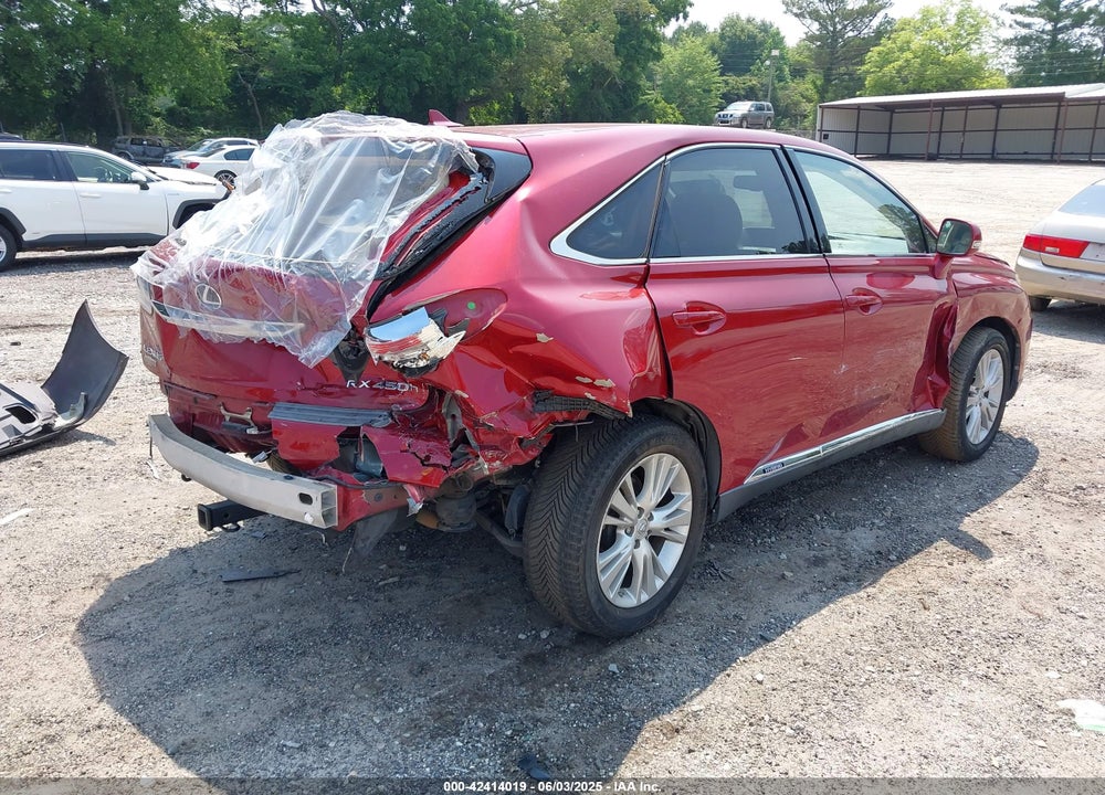 2010 LEXUS RX 450H VIN: JTJZB1BA5A2400328