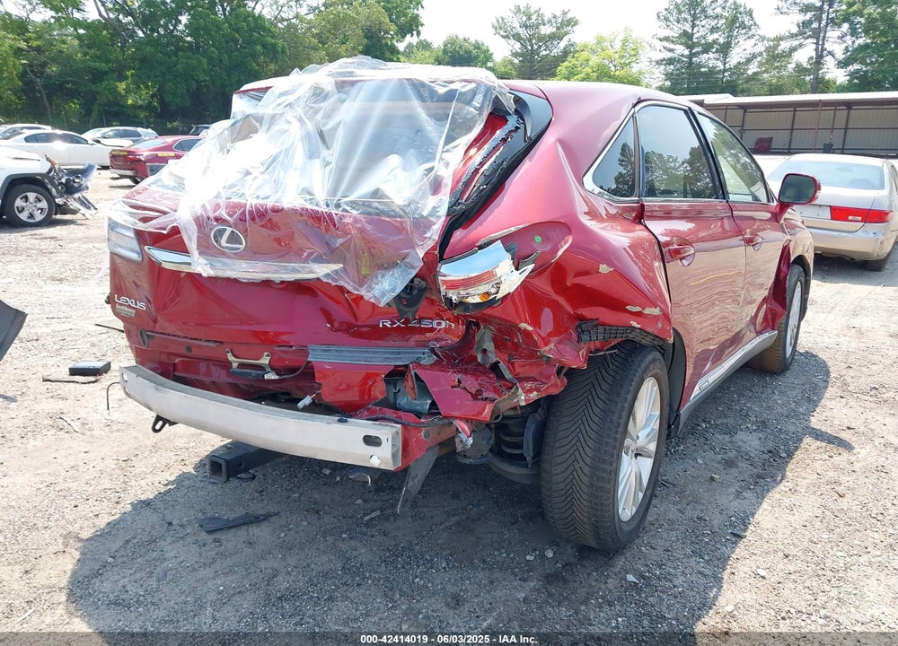 2010 LEXUS RX 450H VIN: JTJZB1BA5A2400328
