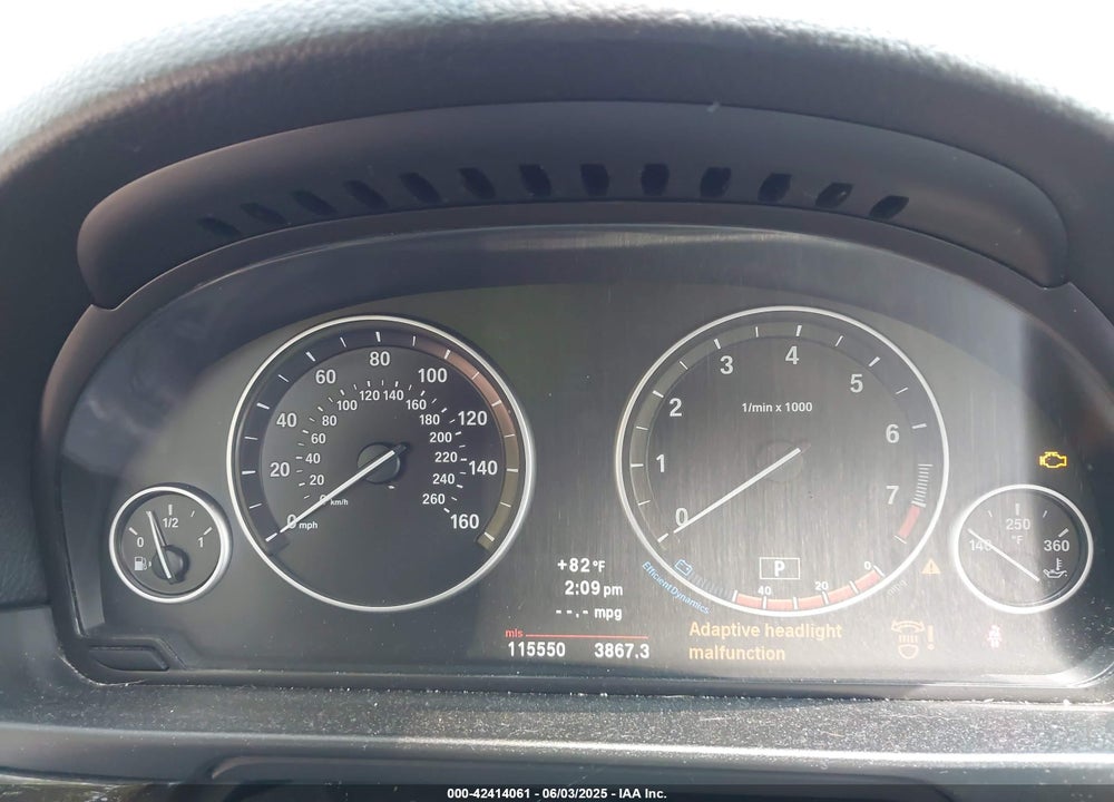 2013 BMW 528I VIN: WBAXH5C59DD115381