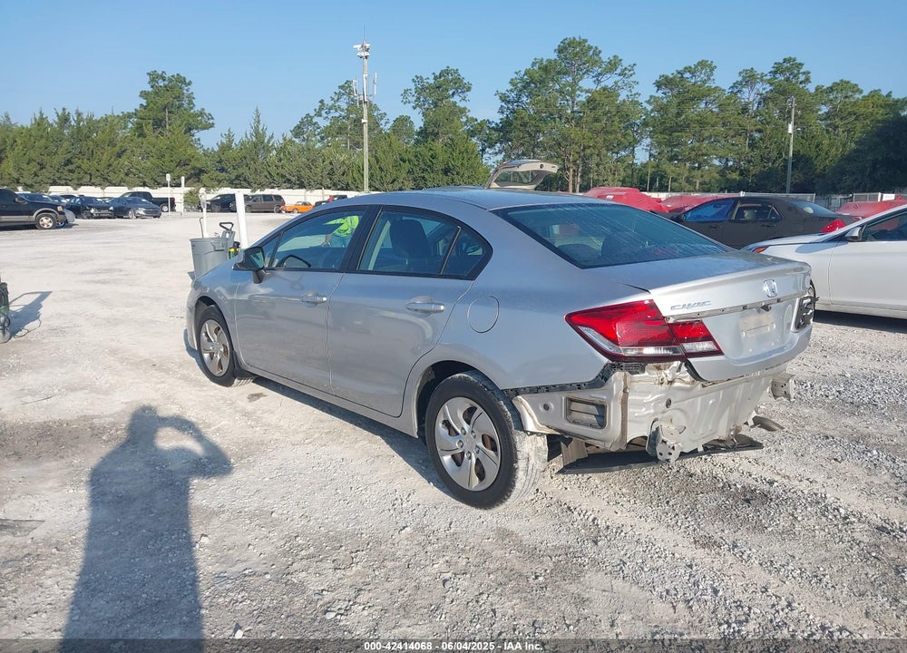 2013 HONDA CIVIC LX VIN: 19XFB2F51DE032441