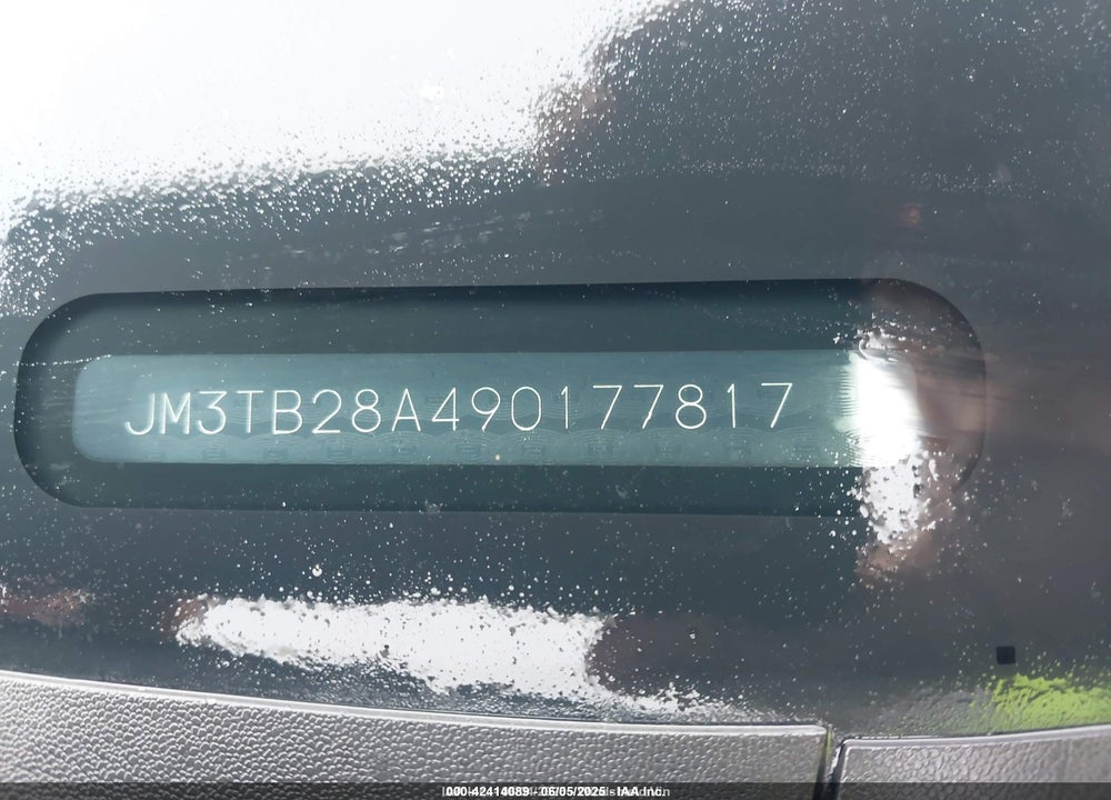 2009 MAZDA CX-9 VIN: JM3TB28A490177817