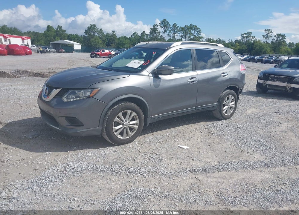 2016 NISSAN ROGUE SV VIN: KNMAT2MT1GP723546