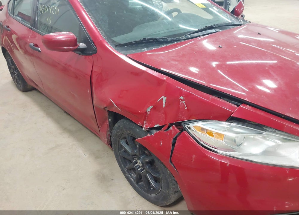 2013 DODGE DART VIN: 1C3CDFAA3DD110510