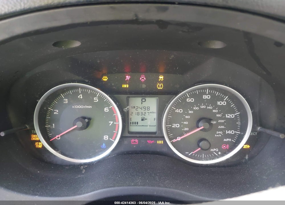 2014 SUBARU FORESTER 2.5I VIN: JF2SJAAC2EH433947