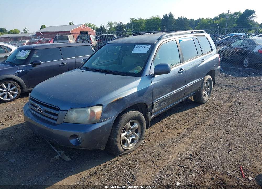 2006 TOYOTA HIGHLANDER SPORT V6/V6 VIN: JTEGP21A660093592