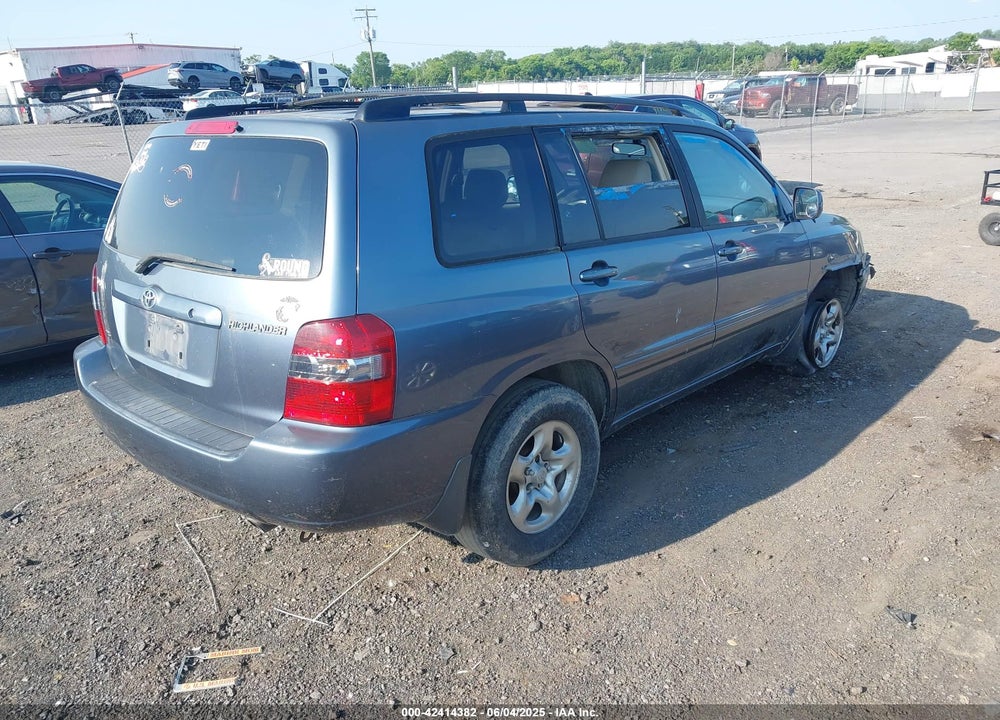 2006 TOYOTA HIGHLANDER SPORT V6/V6 VIN: JTEGP21A660093592