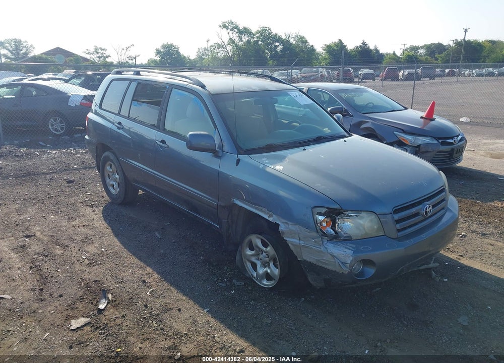 2006 TOYOTA HIGHLANDER SPORT V6/V6 VIN: JTEGP21A660093592