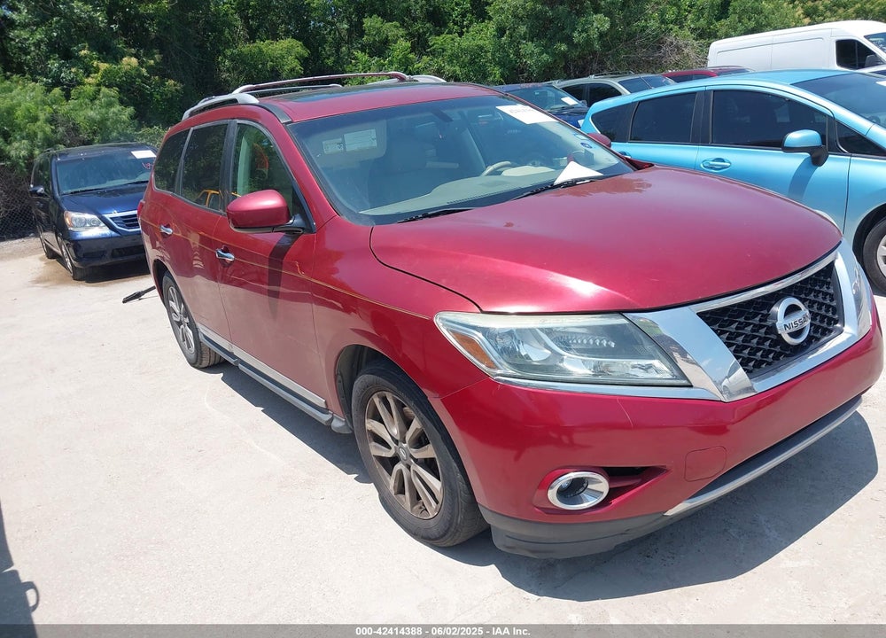 2013 NISSAN PATHFINDER SL VIN: 5N1AR2MN9DC661067