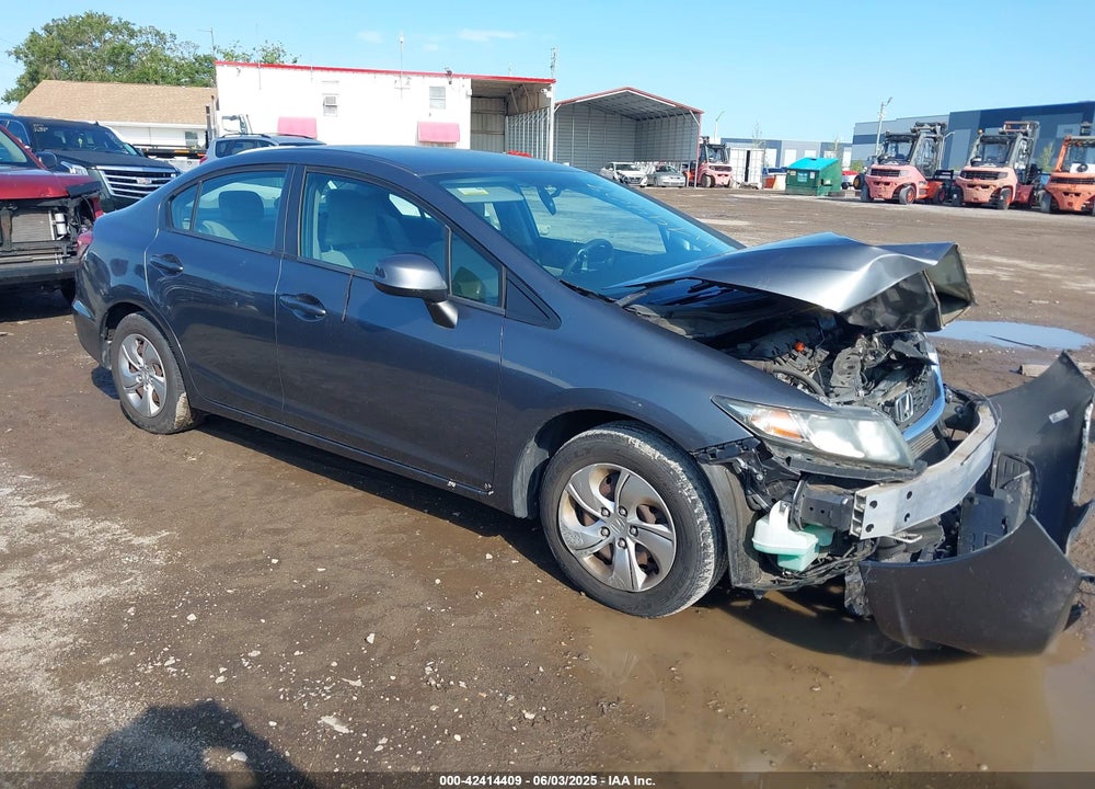 2013 HONDA CIVIC LX VIN: 19XFB2F54DE041313