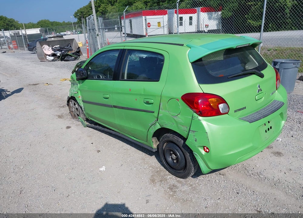 2014 MITSUBISHI MIRAGE ES VIN: ML32A4HJ8EH021734