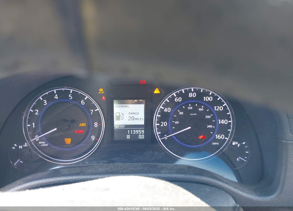2012 INFINITI G37 JOURNEY VIN: JN1CV6APXCM625258