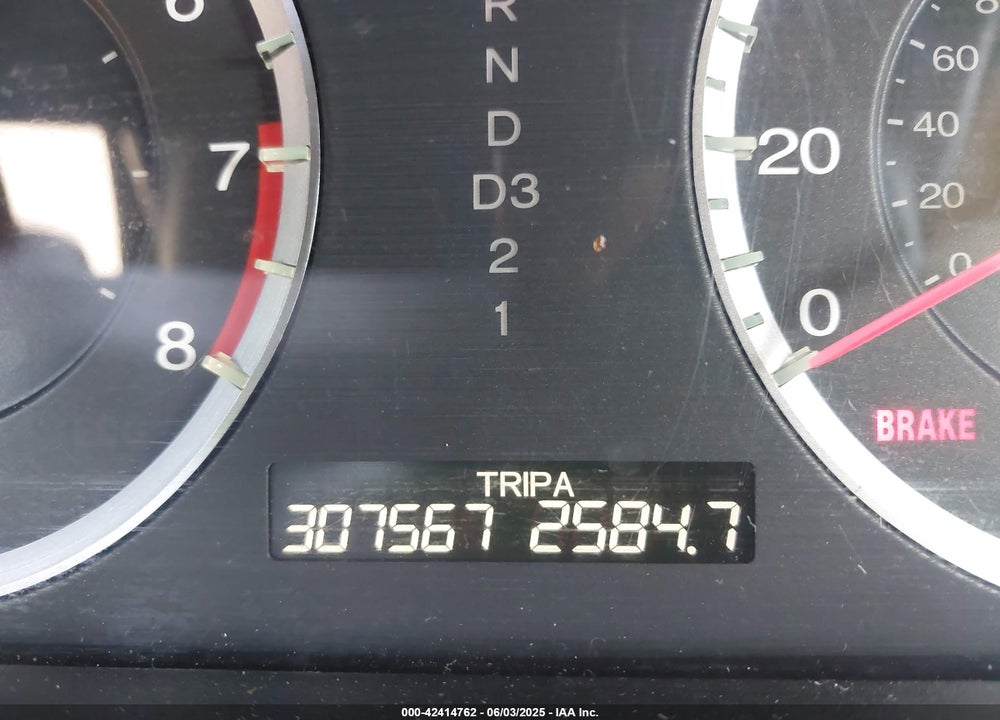 2009 HONDA ACCORD VIN: 1HGCP26309A197542