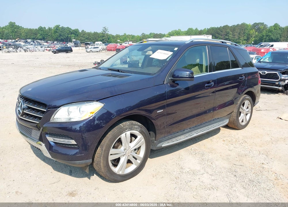 2012 MERCEDES-BENZ M-CLASS VIN: 4JGDA5HB9CA023756
