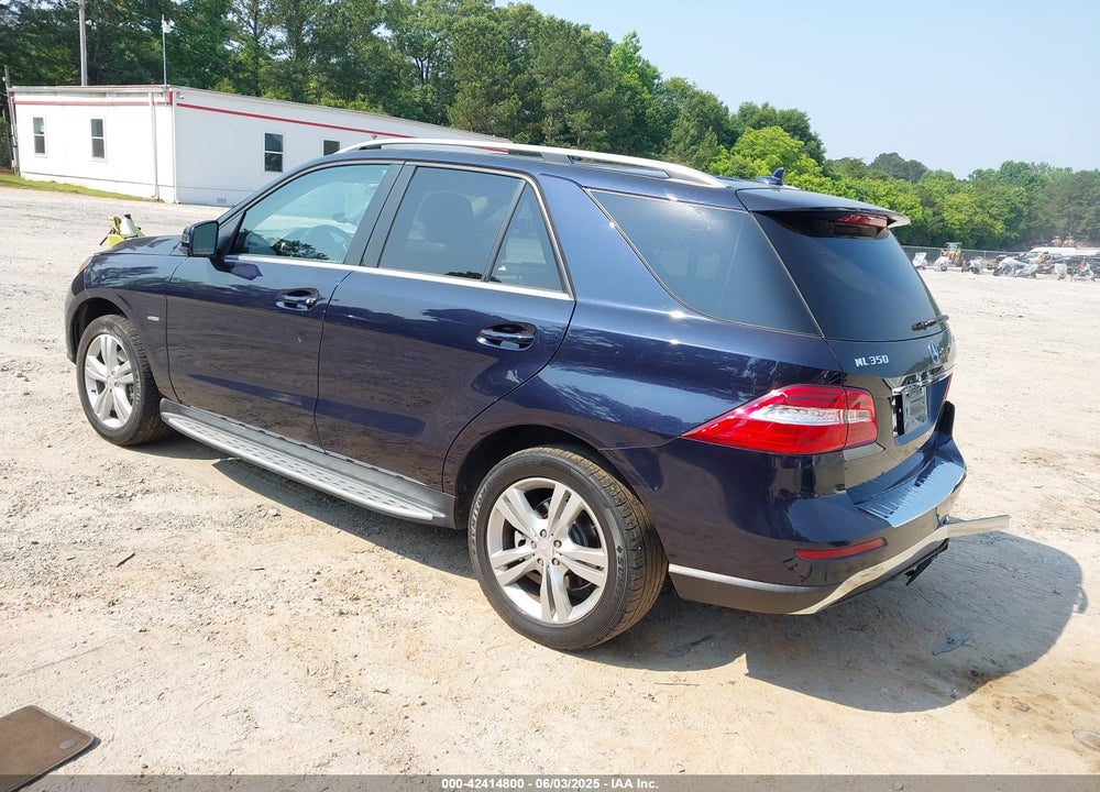 2012 MERCEDES-BENZ M-CLASS VIN: 4JGDA5HB9CA023756