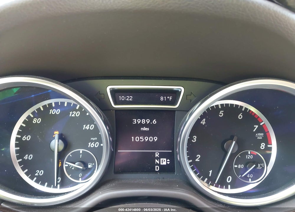2012 MERCEDES-BENZ M-CLASS VIN: 4JGDA5HB9CA023756