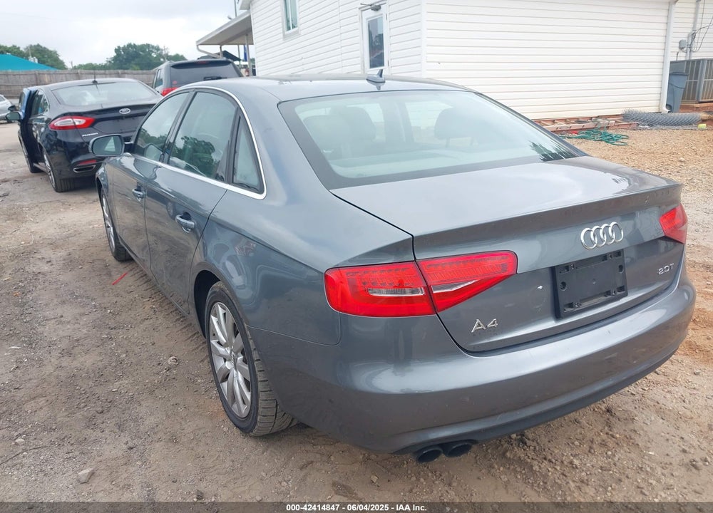 2013 AUDI A4 2.0T PREMIUM VIN: WAUAFAFL9DN010719