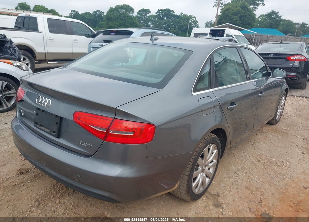 2013 AUDI A4 2.0T PREMIUM VIN: WAUAFAFL9DN010719