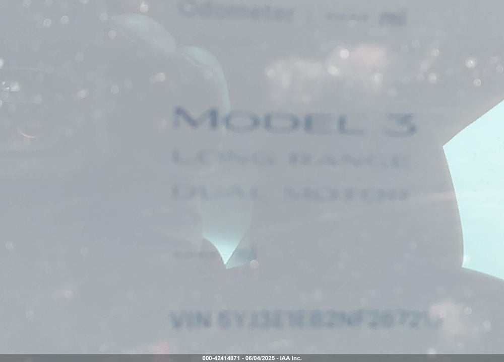2022 TESLA MODEL 3 VIN: 5YJ3E1EB2NF267213