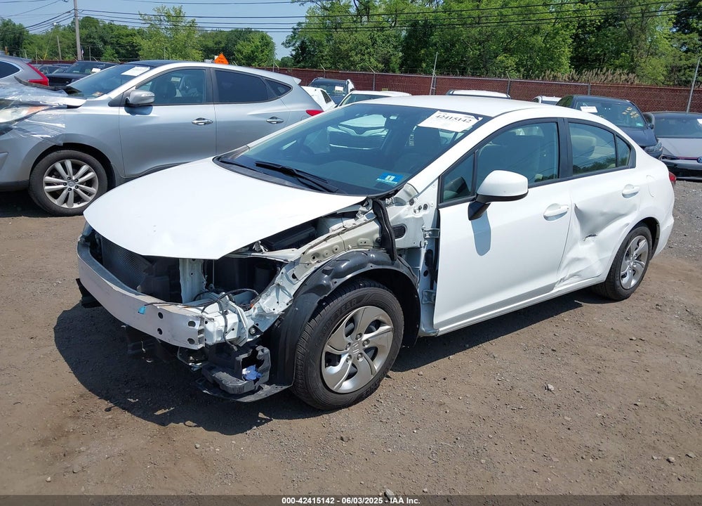 2013 HONDA CIVIC VIN: 2HGFB2F57DH603596