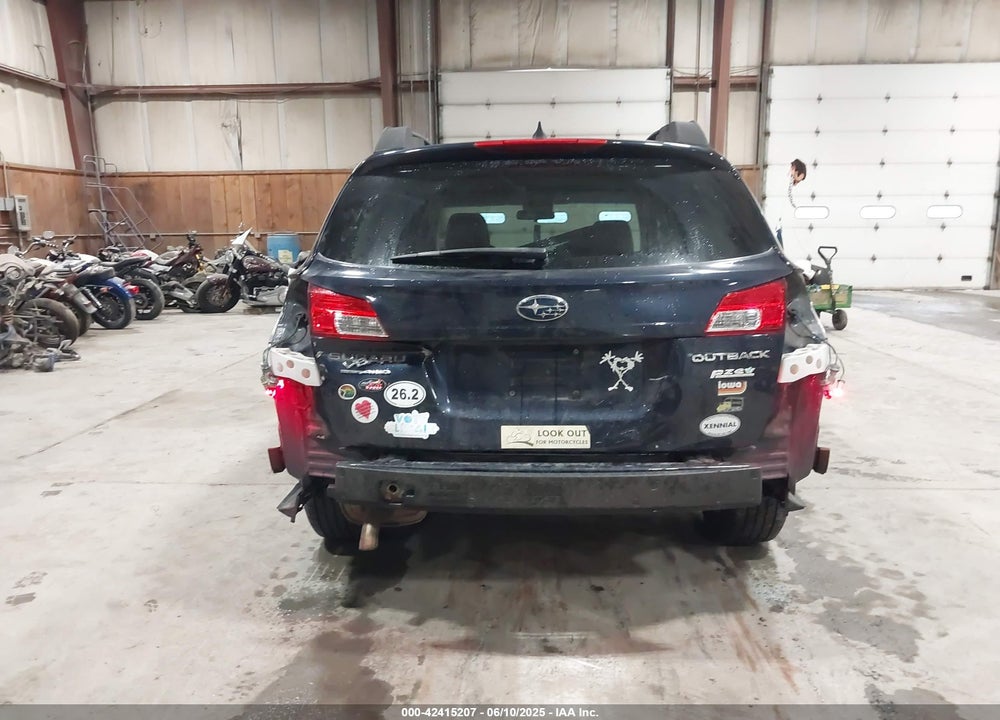 2013 SUBARU OUTBACK VIN: 4S4BRBJC6D3275195