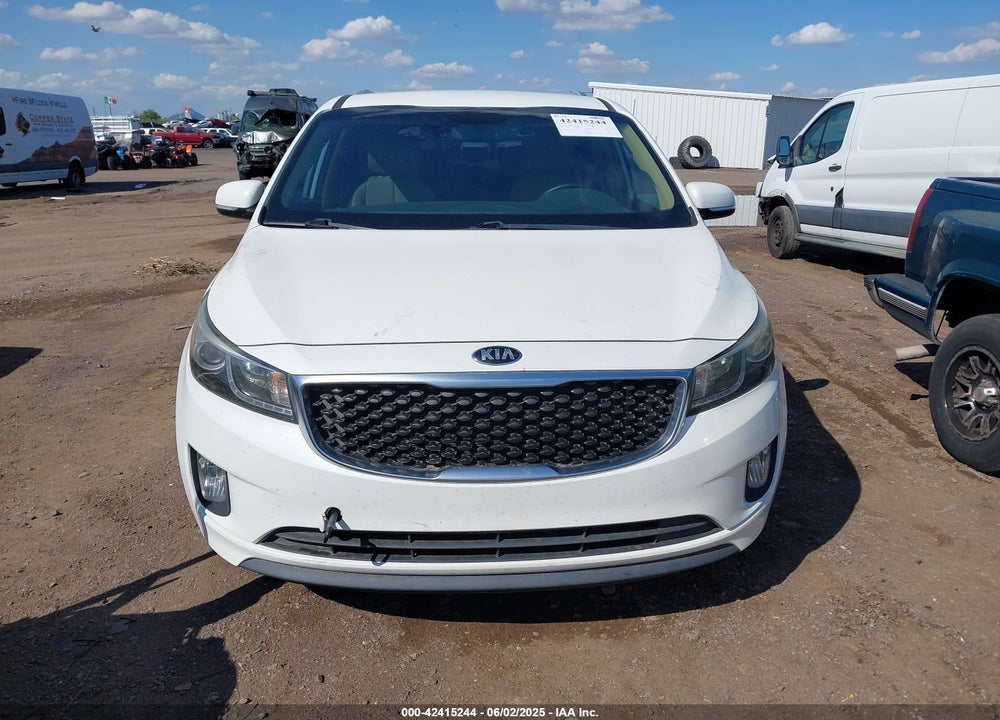 2016 KIA SEDONA SX VIN: KNDMC5C14G6125570