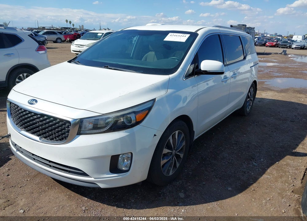 2016 KIA SEDONA SX VIN: KNDMC5C14G6125570
