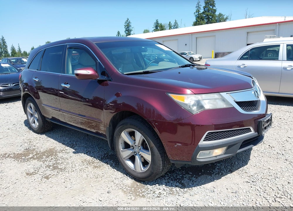 2011 ACURA MDX VIN: 2HNYD2H20BH525917