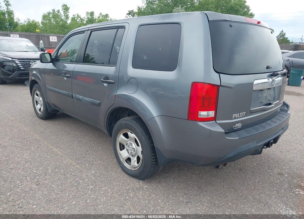 2013 HONDA PILOT VIN: 5FNYF4H21DB028458