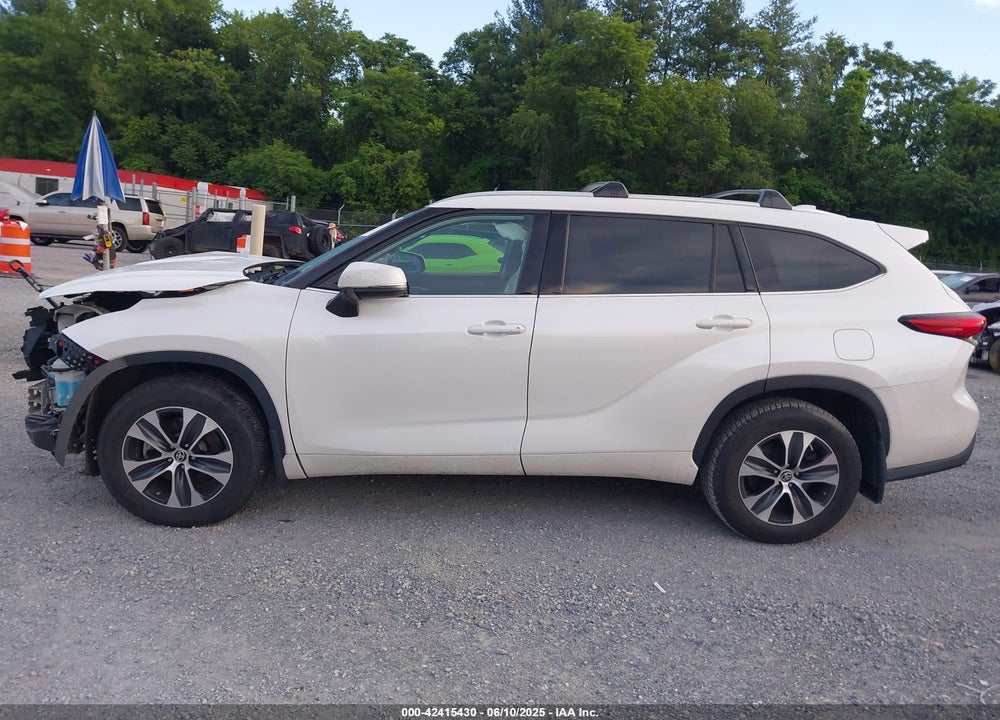 2021 TOYOTA HIGHLANDER VIN: 5TDGZRBH7MS058721
