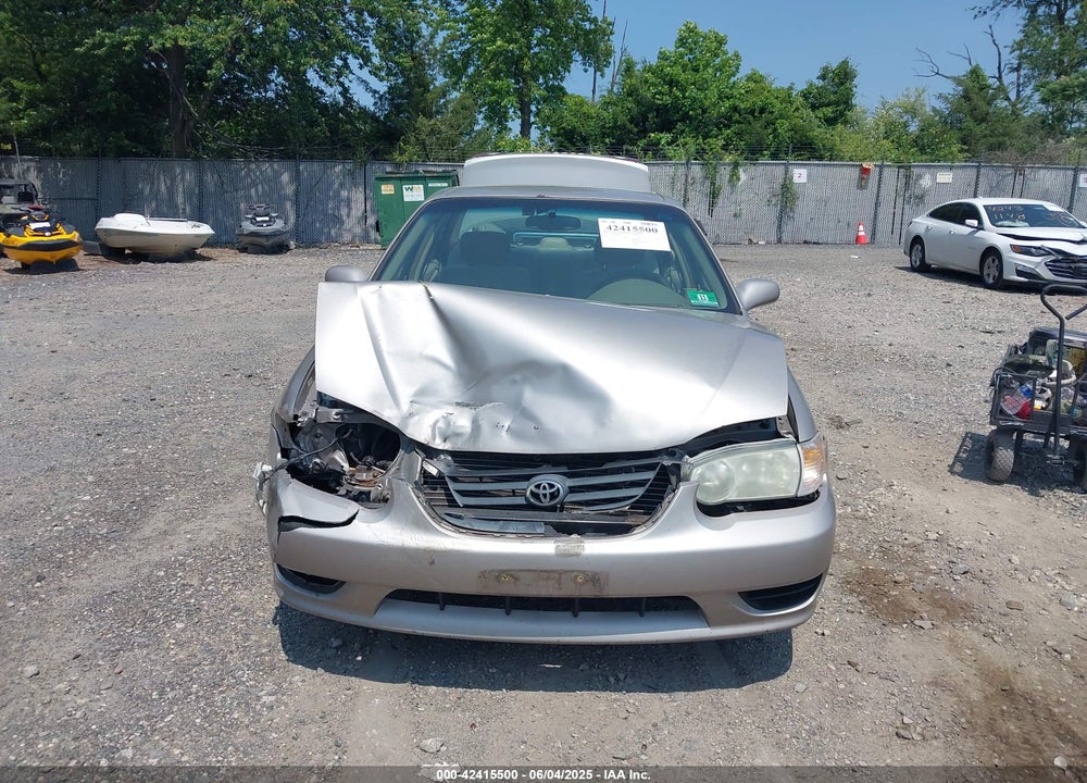 2002 TOYOTA COROLLA LE VIN: 2T1BR12E72C581857
