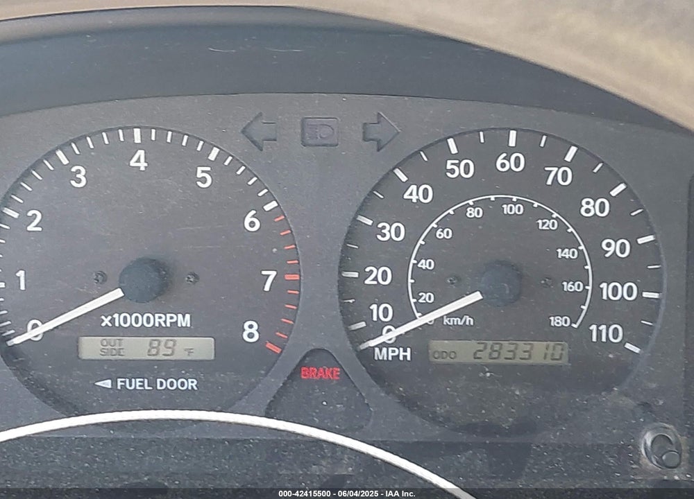 2002 TOYOTA COROLLA LE VIN: 2T1BR12E72C581857