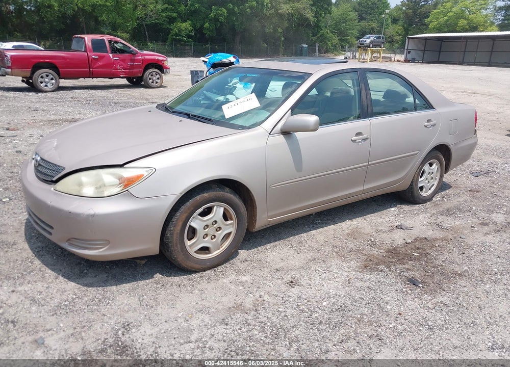 2002 TOYOTA CAMRY LE V6 VIN: 4T1BF30K22U504096