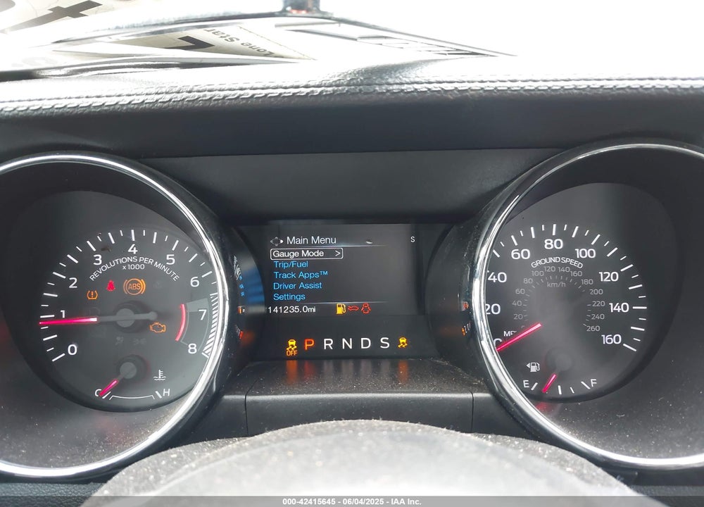 2016 FORD MUSTANG V6 VIN: 1FA6P8AM3G5256187