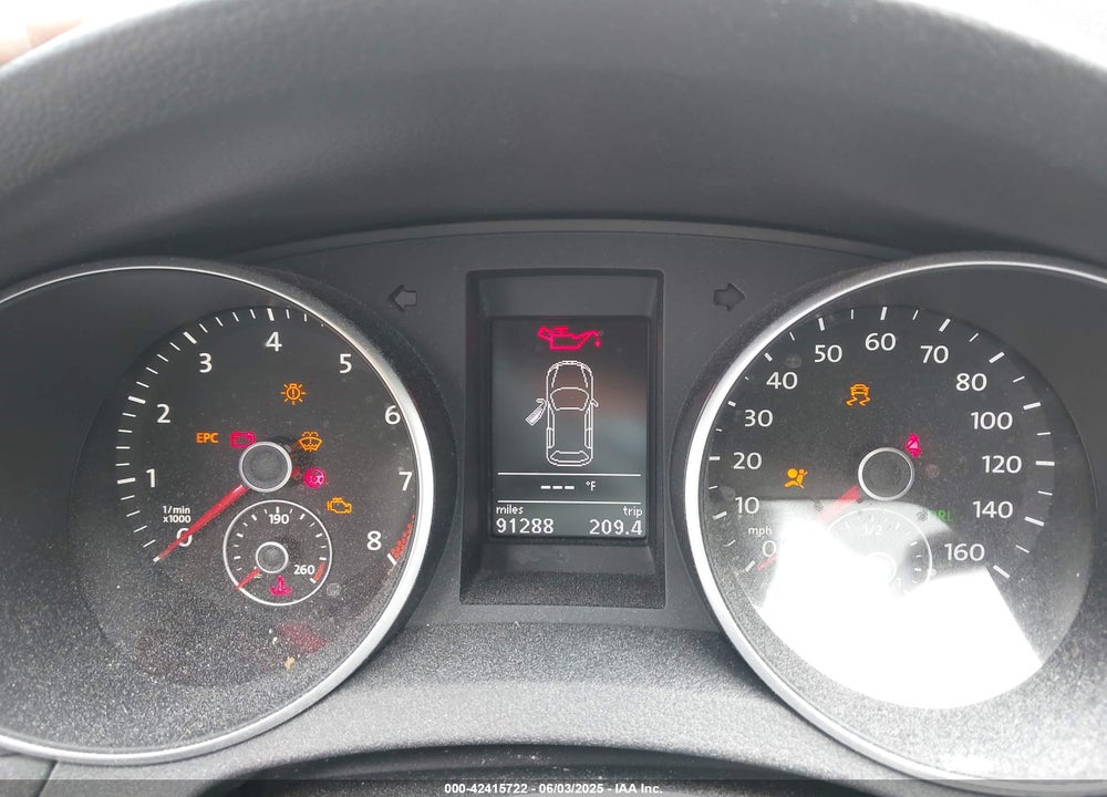 2011 VOLKSWAGEN GOLF 2.5L 4-DOOR VIN: WVWDB7AJXBW206745
